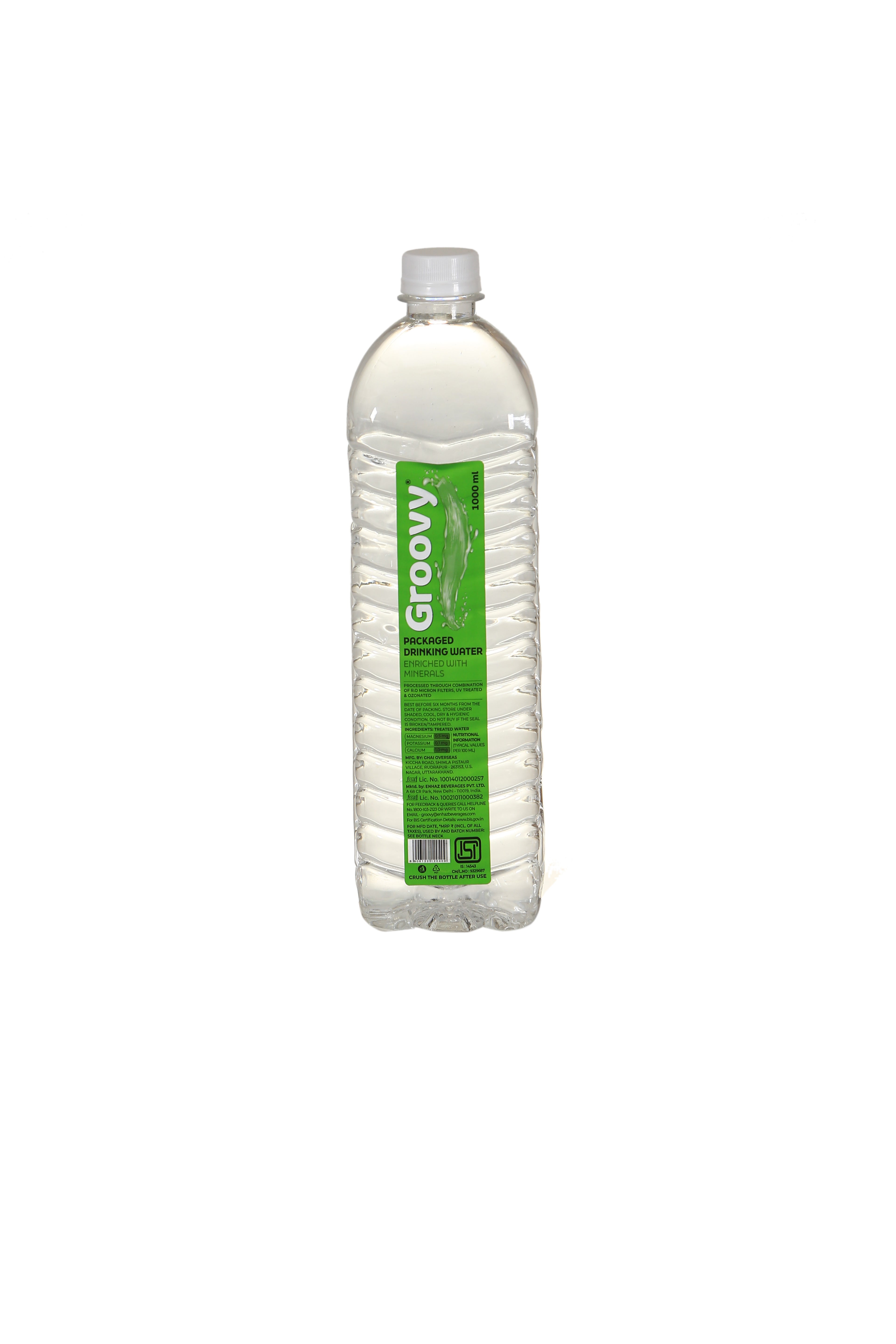 Water 1Ltr Pack of 12
